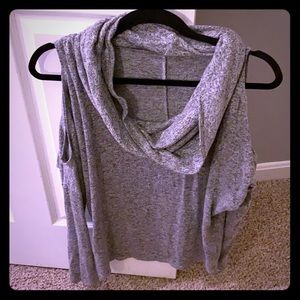 Sexy open shoulder tunic